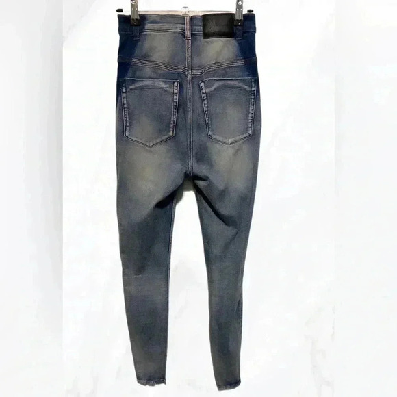 One x one teaspoon Eddie eagle Blakley trend casual medium wash skinny jeans 25 - Picture 3 of 5